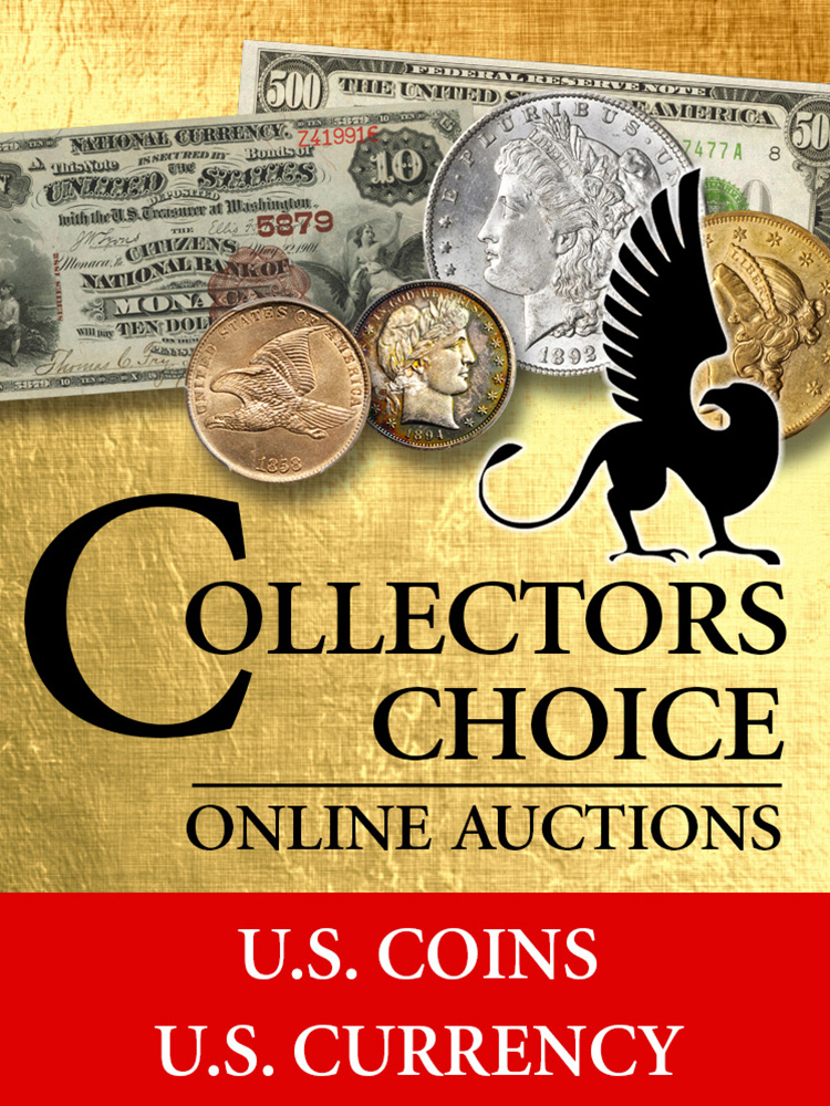 The June 2024 Collectors Choice Online Auction - Old Holders, U.S. Coins & Currency